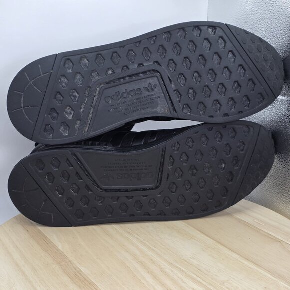 Mens Size 13 - Adidas NMD_R1, FV9015, Triple Black, Men's Running Shoes - Picture 7 of 9